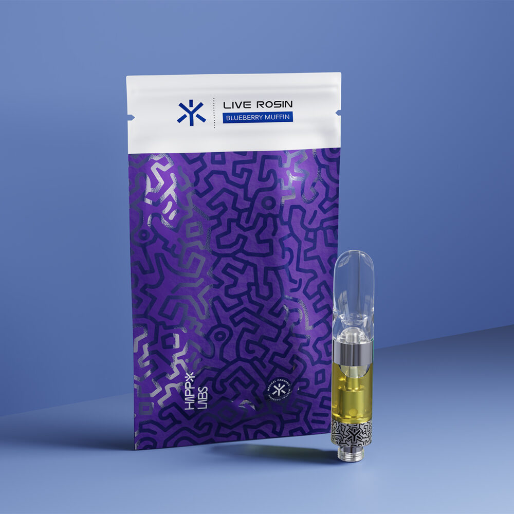 BLUEBERRY MUFFIN HP Live Rosin Cart 0.5G